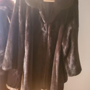 Mink swing coat